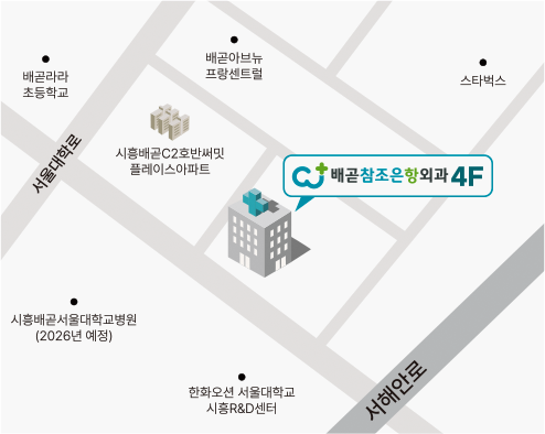 배곧참조은항외과 약도